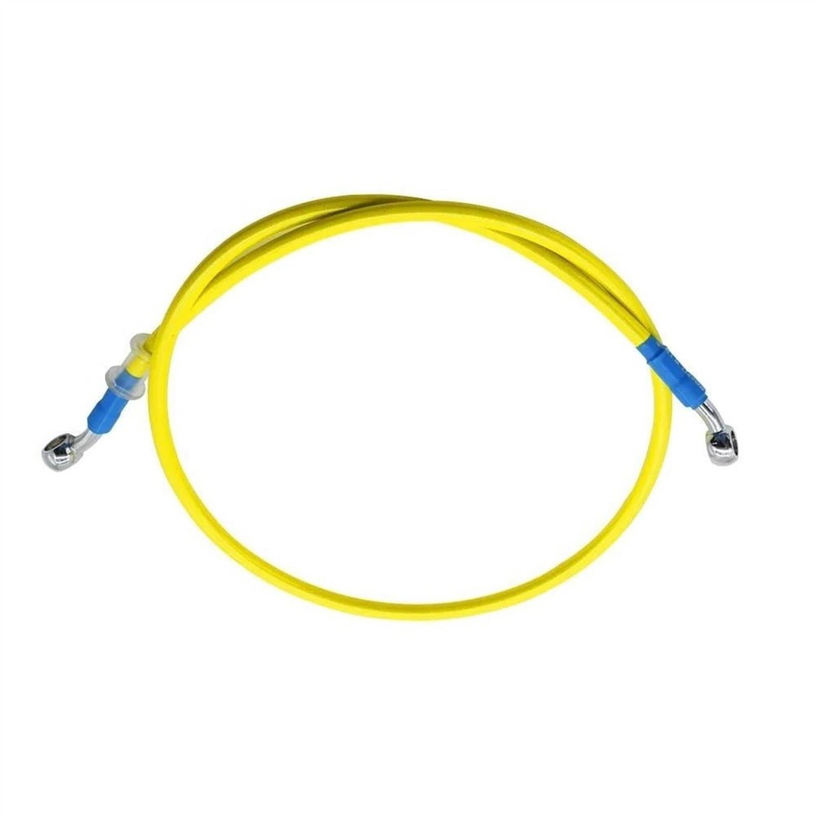 Ksxzw Yellow Motorbike Part 100Cm Motorcycle Brake Oil Hose Line Pipe Hydraulic Reinforced Stainless Steel Braided