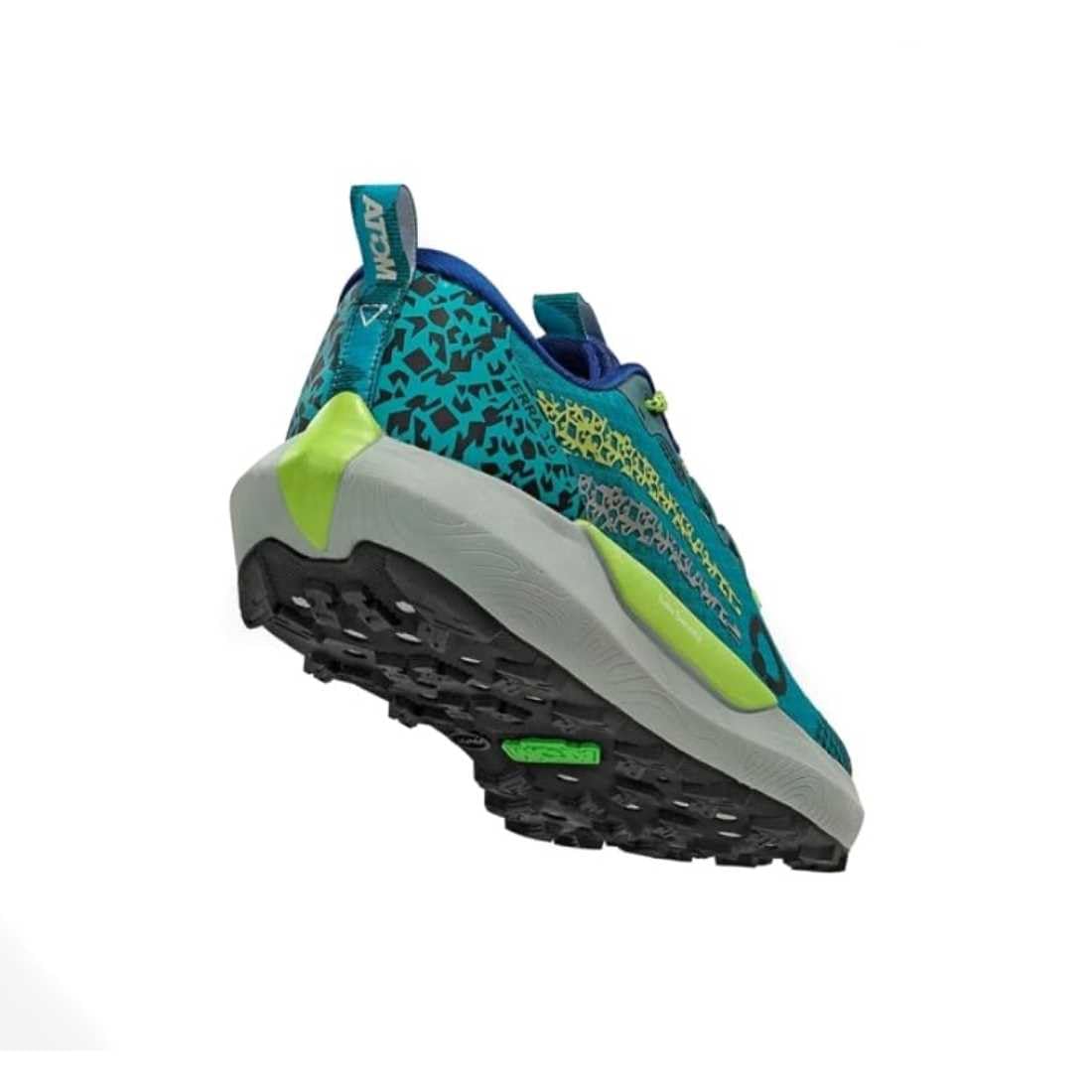 Fluchos Atom by Terra 3.0 AT201 Teal – Zapatillas Trail Running Hombre | Atom Grip™, Tacos 4 mm y máxima Estabilidad
