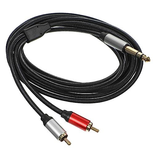 Toyvian 6.35mm Oc 3s}CNC[ I[fBI]P[u 3[g }CN Xs[J[ ~LT[Ή Mϊы@ڑp