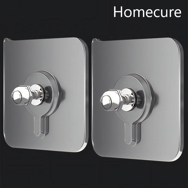 Image of Photo Frame Hooks for Wall Without Drilling, | Self-Adhesive Hooks for Wall Heavy Duty Strong | Nail Free for Hanging Photo Frame Stainless Steel | (Nail Hook, Pack of 5)