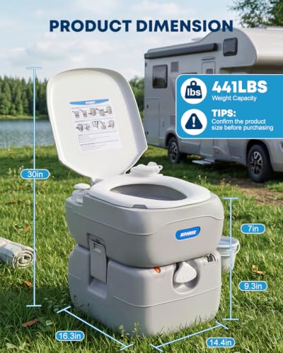 Kohree Portable Camping Toilet 5.8 Gallon