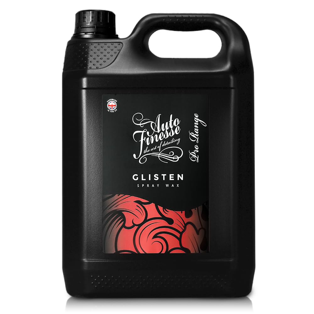 Auto Finesse GSN5L 5L Glanz Spray Wachs 5 Liter Passend Für All Farbe Oberflächen