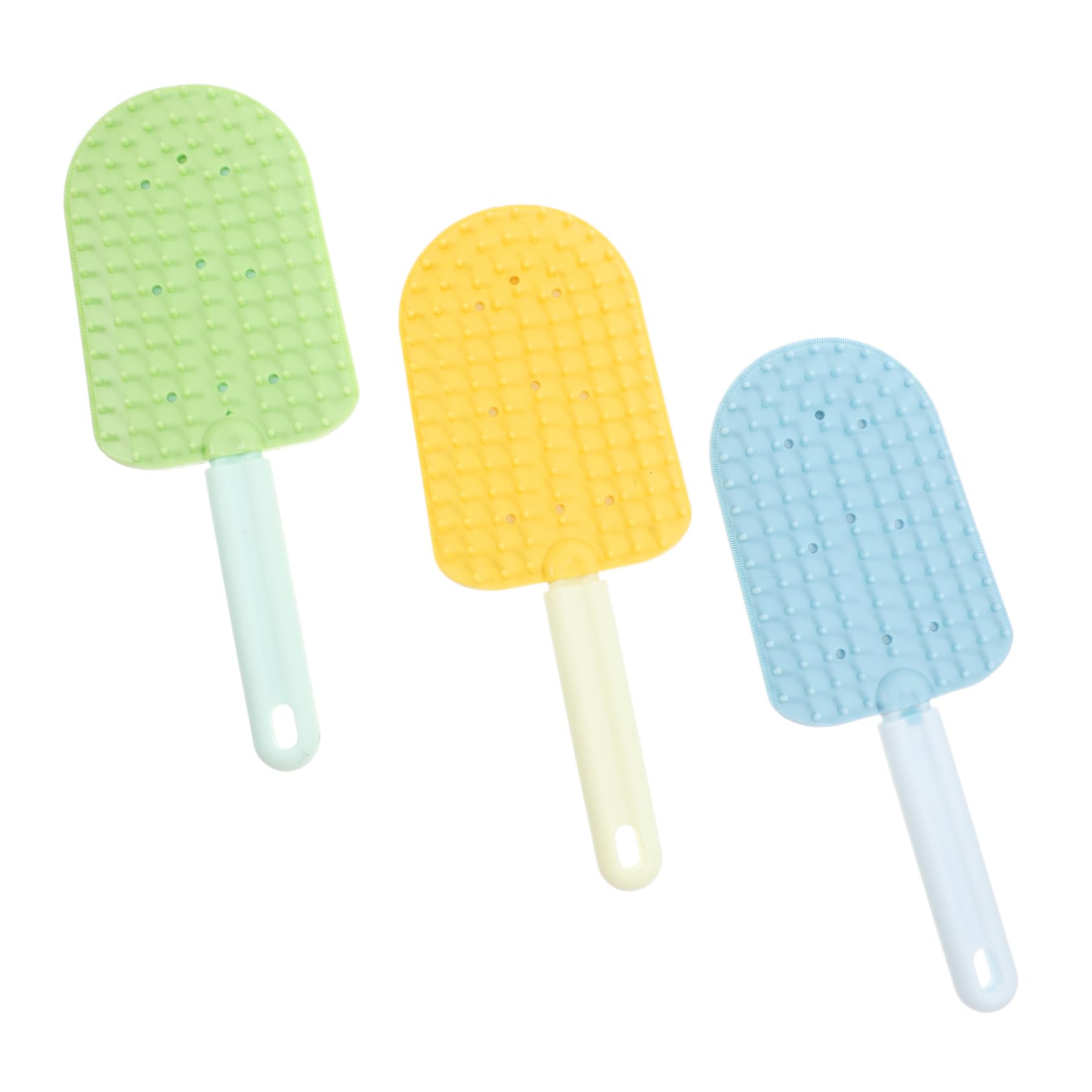 SUPVOX Versatile 3-piece Pet Grooming Kit Deshedding Brush for Cats/dogs Long/short Hair Washable Skin-soothing Portable Dual-sided Pet Brush