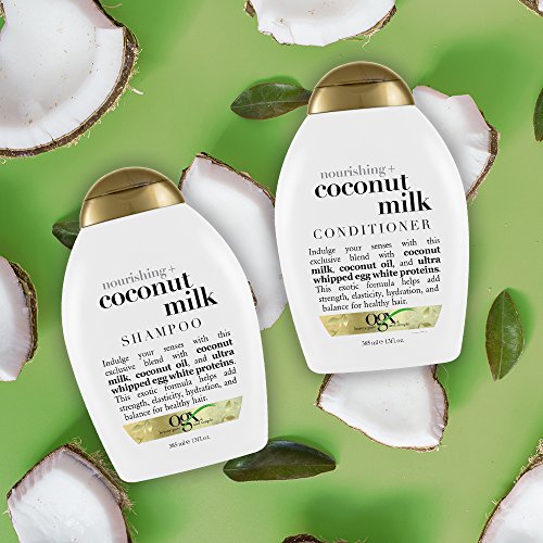 Ogx Nourishing + Coconut Milk Shampoo & Conditioner Set, 13 Fl Oz (Pack Of 2) (Packaging May Vary), White #TOP2
