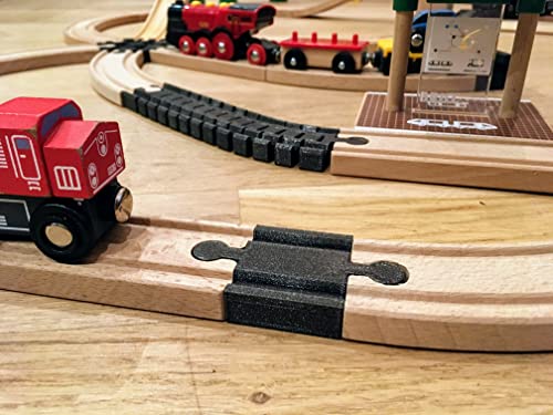 Locorico - Set van aansluitingen voor trein van hout, compatibel met Brio - Image 3