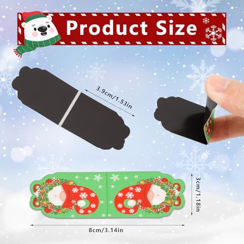 JSRQT Christmas Bookmarks Bulk 36 Pack Magnetic Bookmarks for Women Students Lovers Magnetic Book Mark Xmas Gifts Cute Santa Claus Snowman Elk Assorted Clip Cartoon Page Markers Winter Holiday - Image 3