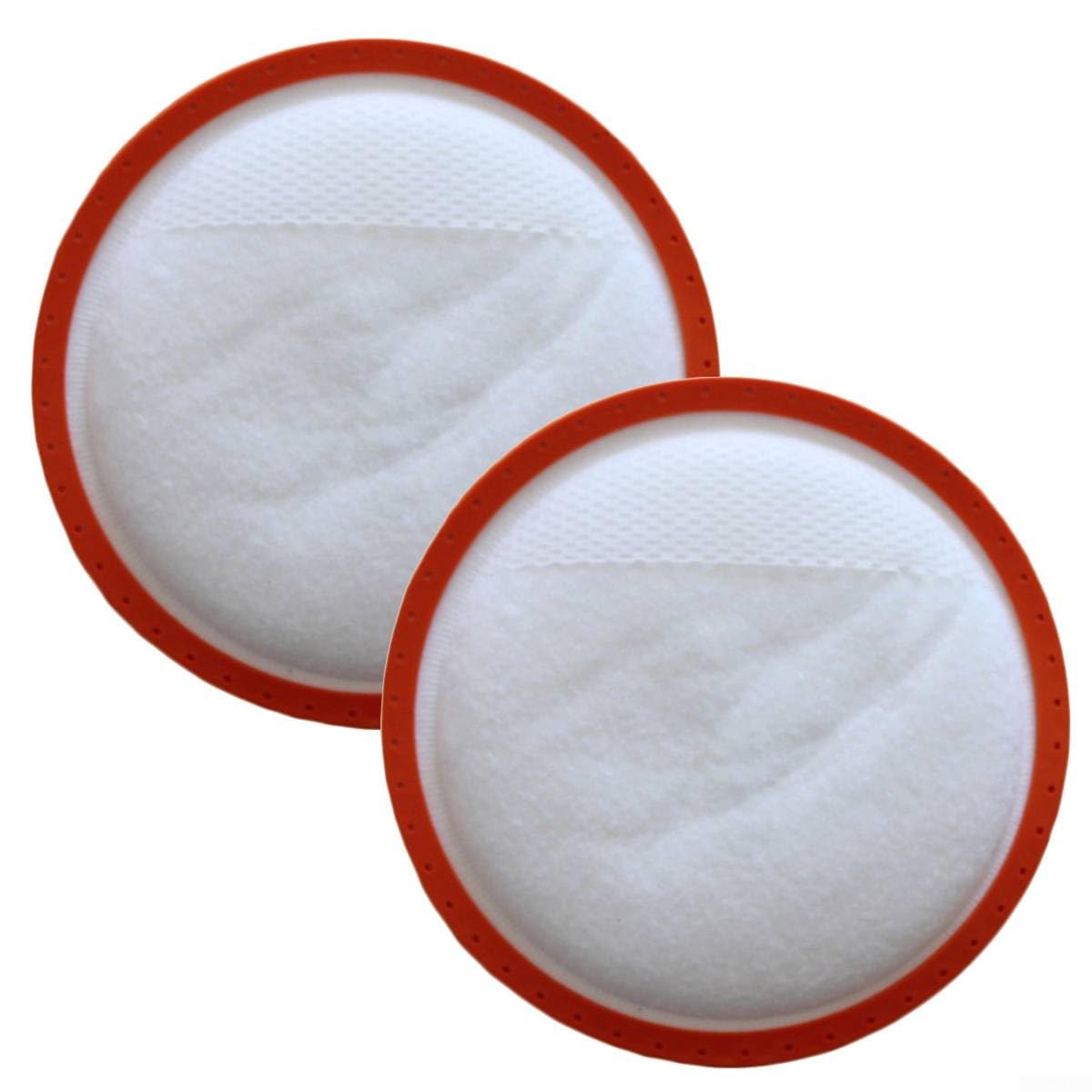 2 Pack Pre-Motor Filters For Vax Pick Up Pets Bagless,CVRAV013 Vacuum Cleaner Washable Replacement Parts Orange White