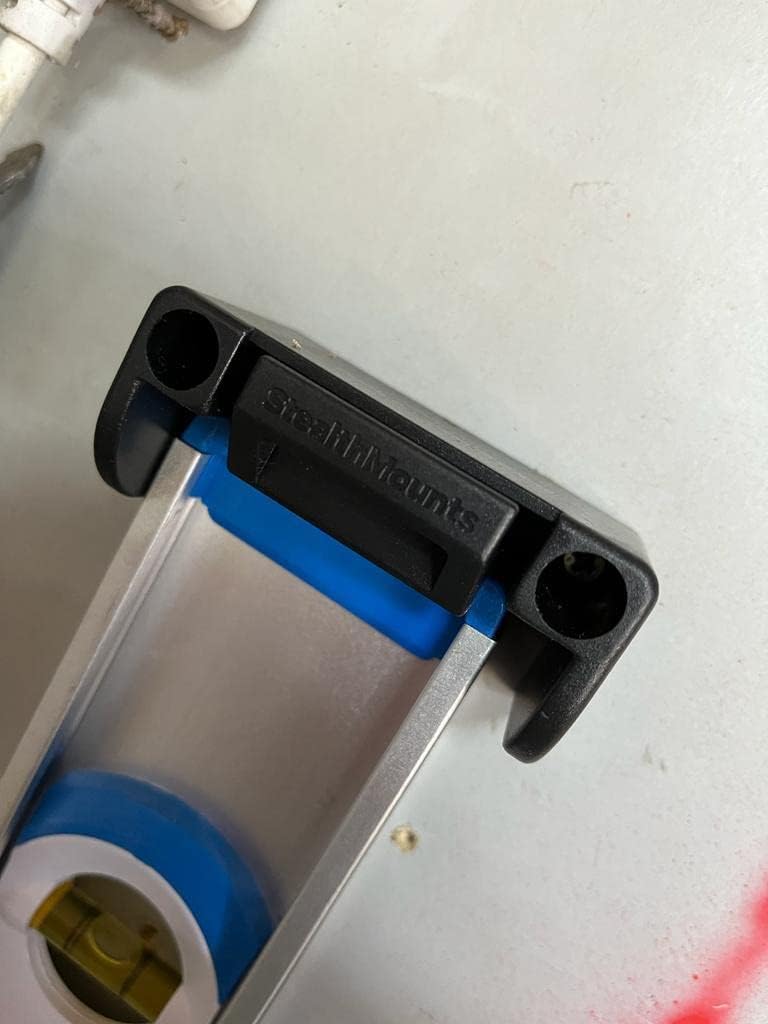 StealthMounts Universal Level Holder - 4 Pack | Locking Level Mounts | Fits All Brands | Made in the UK
