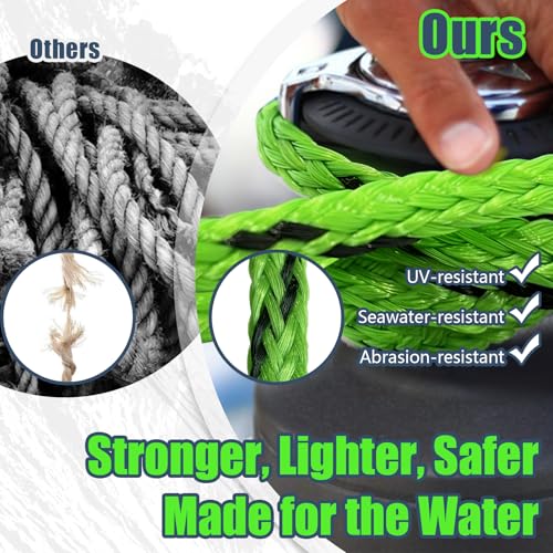 Image of Boat Tow Rope 60ft 1-6 Riders, Floating Ropes for Towable Tubes