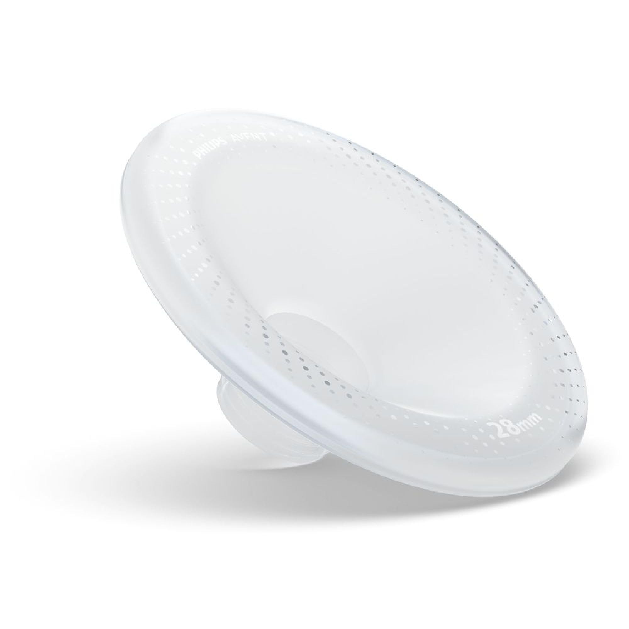 Philips Avent do elektrycznego laktatora Bezdotykowe duże osłonki piersi (28 mm) i wkładki (26 mm), unikalne osłonki SkinSense, kompatybilne z bezdotykowymi pojemnikami na pokarm, SCF552/11