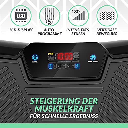 Bluefin Fitness Vibrationsplatte Ultra Slim Plus | Vibrationsplatte Trainingsgerät für Ganzkörpertraining | Kompaktes… – Bild 3