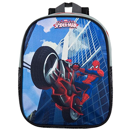 Preisvergleich Produktbild Marvel 20442-2800 Spiderman Kinder-Rucksack, Hellgrau