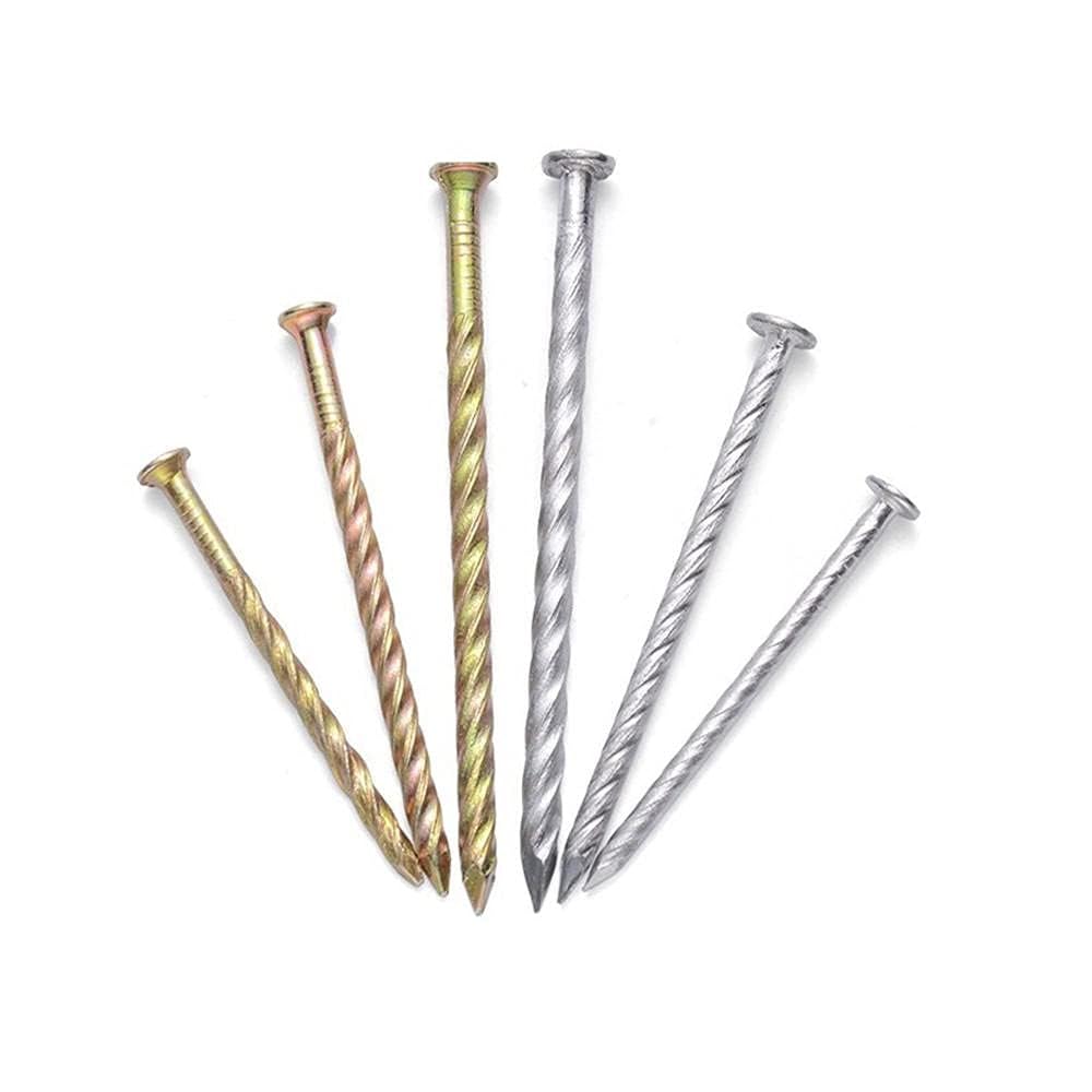 Clavos de Cemento,Clavos de Pared Tachuelas Clavos Clavos for pisos de acero inoxidable, clavos retorcidos, clavos roscados, clavos for quilla, clavos for carpintería(Stainless Steel*1.5 Inch)