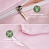 Bedding_Dreamer Kawaii Bow Duvet Cover Set 100% Cotton Duvet Cover Queen 3 Pcs Princess Teen Girl Room Decor Cute Pink Bedding Set Soft & Warmth #2