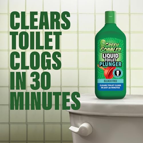 Image of Green Gobbler Liquid Toilet Plunger | Clog Remover | Safe for Toilets and Septic | 2 Pack