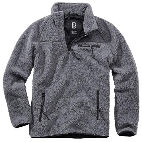 Preisvergleich Produktbild Brandit Teddyfleece Troyer, anthrazit, Größe 5XL