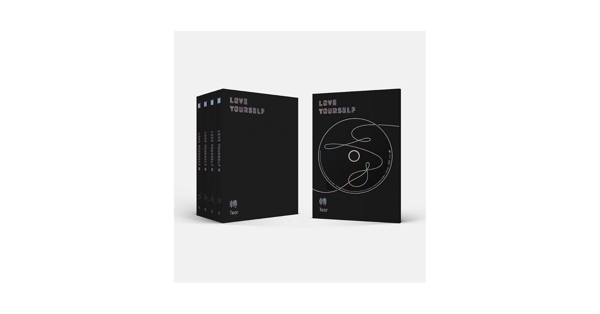 BTS LYS 転 tear 4形態 トレカ付き Amazon.com: BTS-[Love Yourself 轉'Tear'] 3rd Album 4 Ver SET