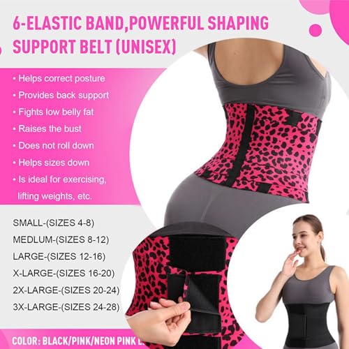Transientm Belt Waist Cincher Ab Belt Tummy Control Body Shaper, Cinturilla Para Mujer, Waist Trainer with Triple Wrap Women4