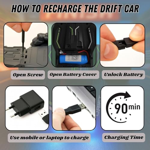 Image of The Flyers Bay 4X4 Remote Control Drift Stunt Car 4WD Racing RC Car 360 Rotating Dual Sided Climbing High-Speed Tumbling Cross-Country Battle Off Road Rechargeable Adults Boy Girl (Drift Stunt CAR)