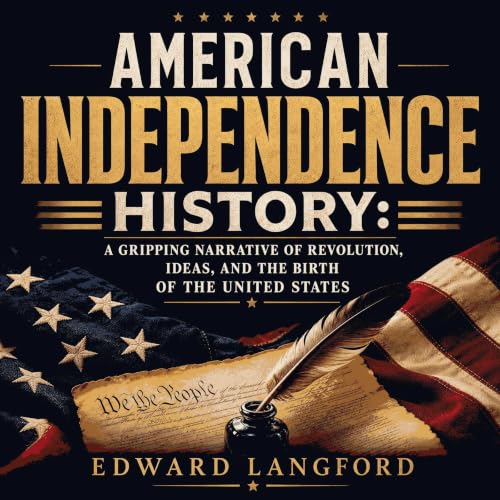 『American Independence History: A Gripping Narrative of Revolution, Ideas, and the Birth of the United States』のカバーアート