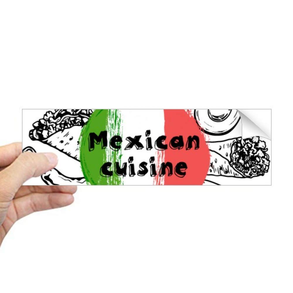 Pegatina rectangular mexicana DIYthinker para decorar ordenadores y cuadernos de estudio 4