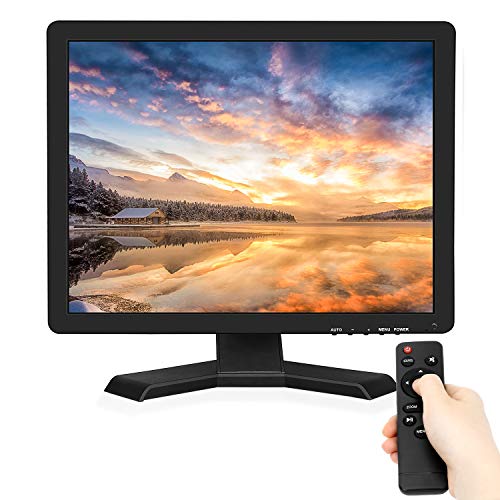15" LED Monitors HDMI/BNC/AV/VGA/USB Input 1280x800 IPS Resolution Touch Buttons Video and Audio LED Security Monitors & Displays CCTV Screen