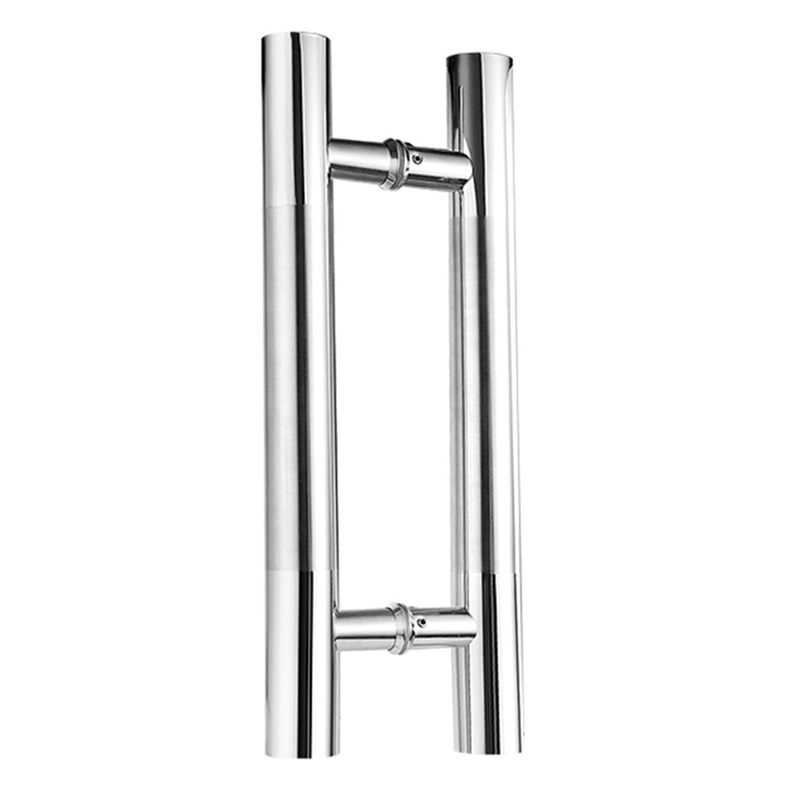 DFGHNBVC Door Handle Heavy Duty Grade 304 Stainless Steel Push Pull Modern Door Handle/Barn Door Handle/Glass Handles,Stainless Steel Finish,Easy To Install,8 Sizes /80Cm,L:120Cm(47.2In)/80Cm(31.4In)