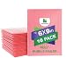 Water Resistant Bubble Envelope Mailers [10 Pack] 6 inch x 9 inch #0 Pink Poly Padded Shipping Envelopes Self Sealing Cushioned Packaging Bags