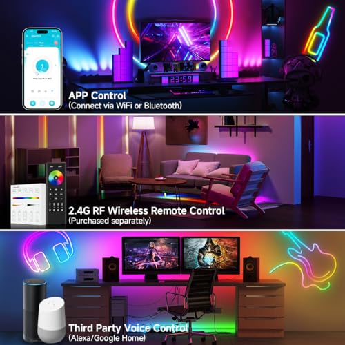 Image of SEZO DR04W 2.4G WiFi SPI RGBW Controller Tuya APP /Smart Life /Google Home /Alexa Control Support SK6812 SMD /FCOB WS2814 IC etc Addressable RGBW LED Strip STA Mode