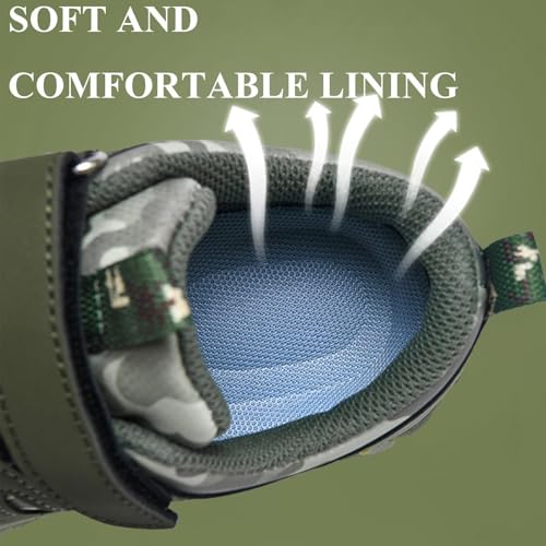Boys' and Girls' Non-Slip Outdoor Hiking Shoes Children's Cushioned Hiking Walking Shoes Suitable for Camping, School, Travelling2