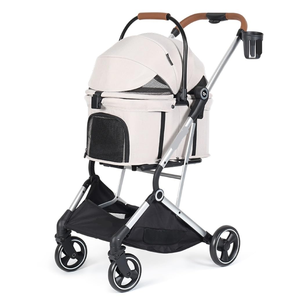 Cochecito de Mascotas Carrito para Perros Cochecito Para Perros Y Gatos, Carrito Plegable Rápido Para Mascotas, Cochecito Para Perros Pequeños Y Medianos, Capacidad De Carga De 44 Libras Carro para Pe