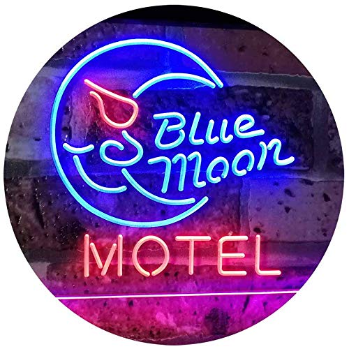 Amazon | Blue Moon Motel Bar Pub Club Dual Color LED看板 ネオン