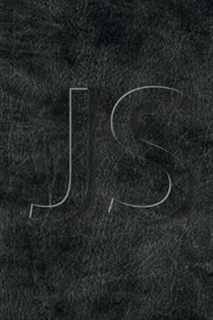 Paperback J.S.: Initials Notebook | J.S. Monogram Journal for Men | Black Leather Look | 110 white pages | ruled | Gift for Men | durable Softcover Book