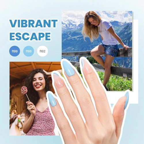 Image of Beetles Gel Nail Polish Kit with U V Light - 32 Colors Nail Kit 55 Pcs Gel Polish Set Four Seasons Glow Pro Base & Matte Glossy Top Coat Nails Stuff Soak Off DIY Art Set Gifts for Women