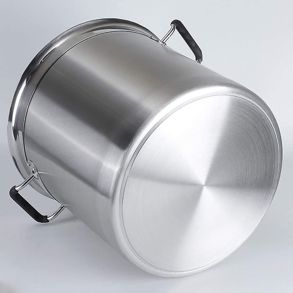 Suppentopf, Suppentopf mit Edelstahldeckel, gleichmäßig erhitzt(55cm*55cm(131L))