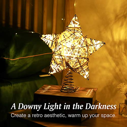 Lewondr Puntale Albero di Natale, Decorazione