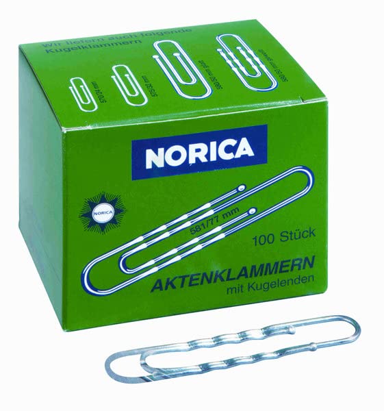 Briefklammern Norica, 50mm lang, PG=1000ST