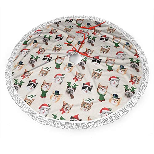 Christmas Cats Tree Skirt