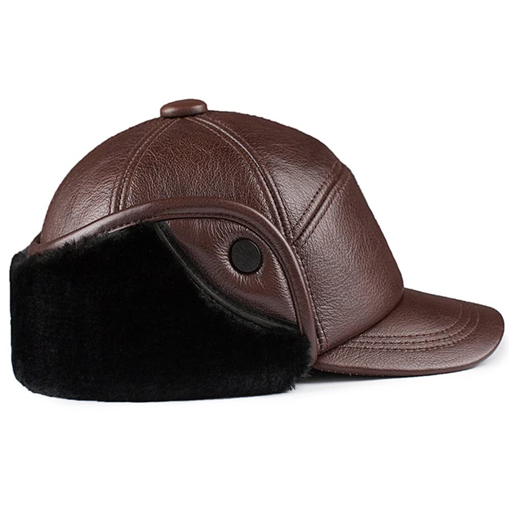 Sombrero de Caza de Invierno para Hombre y Mujer Gorra de béisbol con Visera Sombrero con orejera cálido Sombrero de trampero de esquí al Aire Libre