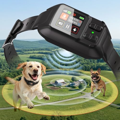 Clôture GPS chien sans abonnement 4 modes IPX7 rechargeable