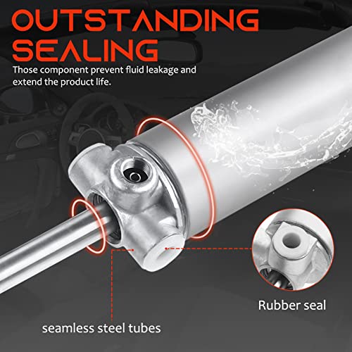 Image of A-Premium Convertible Top Hydraulic Cylinders Lift Arms Compatible with Buick Skylark 1968-1972, Special 1968-1969 & Chevrolet Chevelle 1968-1972 & Oldsmobile 442 1968-1971, Convertible, 2PCS