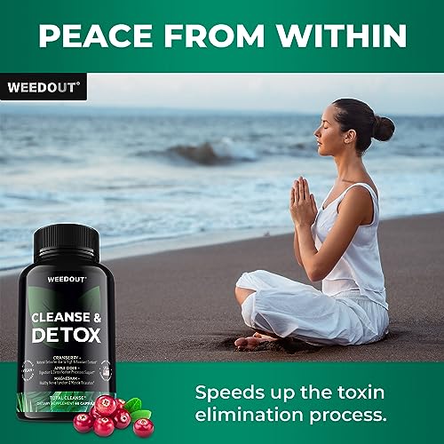 WEEDOUT Total Cleanse Detox Pills - Full Body Cleanser Detox - Fast Toxin Rid - Natural Liver Detox Cleanse & Repair - Urinary Tract Cleanse with Milk Thistle - Made in USA, 60 Capsules - Image 5