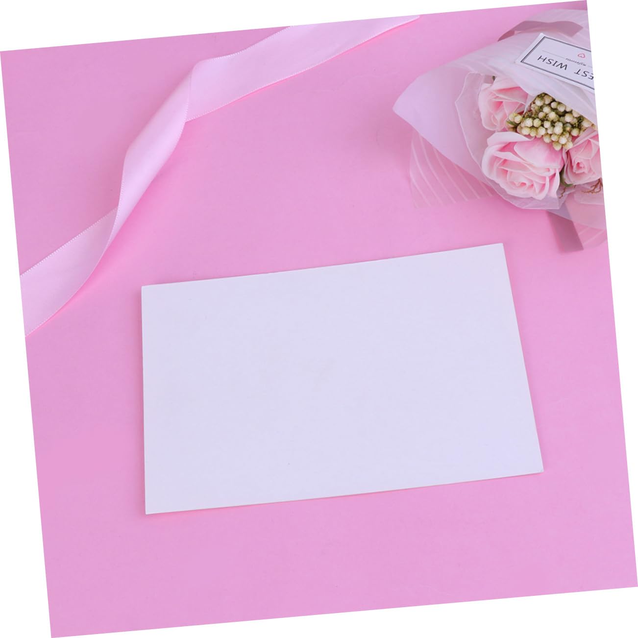 NUOBESTY Leere Kraftpapier Postkarten 200 Stück Weiß für Schreiben