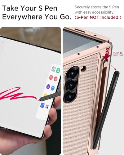 Funda rígida Samsung Z Fold 5 Miimall con cristal privacidad y acabado premium delgado 3