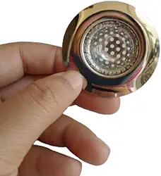 Kit 2 Ralos de Pia 5cm Inox Premium Para Banheiros ou Área de Serviço Segura Sujeiras Não Enferruja Higiênico Previne Entupimentos em Pias Fácil Limpeza Design Moderno, Elegante Durável