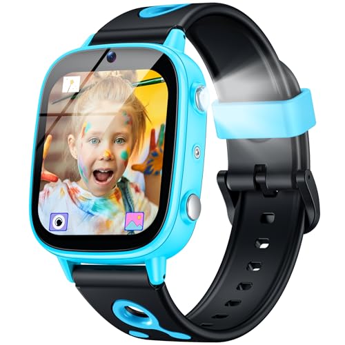 Orologio Smartwatch Bambini per Fotocamere Torcia: Orologi Giocattoli Bambino con 26 Giochi Contapassi Calorico Musicale Sveglia Giocattoli Educativi per Ragazzi e Ragazze dai 2 ai 14 Anni Regalo