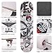 Professional Double Kick Skateboard, 31 inch Maple Deck, ABEC-9 Bearings, 95A PU Wheels, Custom Graphic Design (Plate(T-Tool Included​), 31in)