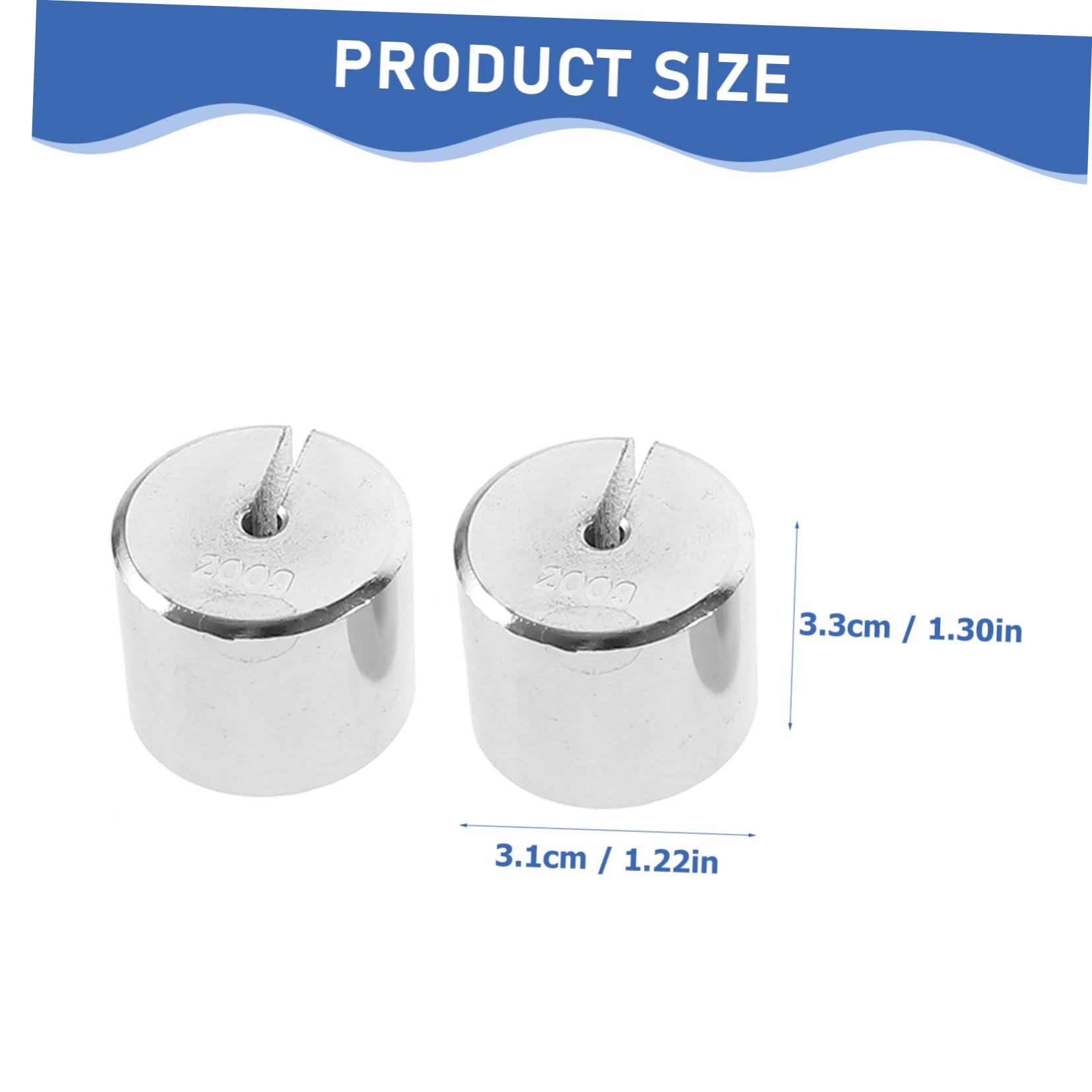 KICHOUSE High School Physics Lab Equipment Metal Slotted Mass Set Hanger Box Accurate Small Weights for Force Experiments