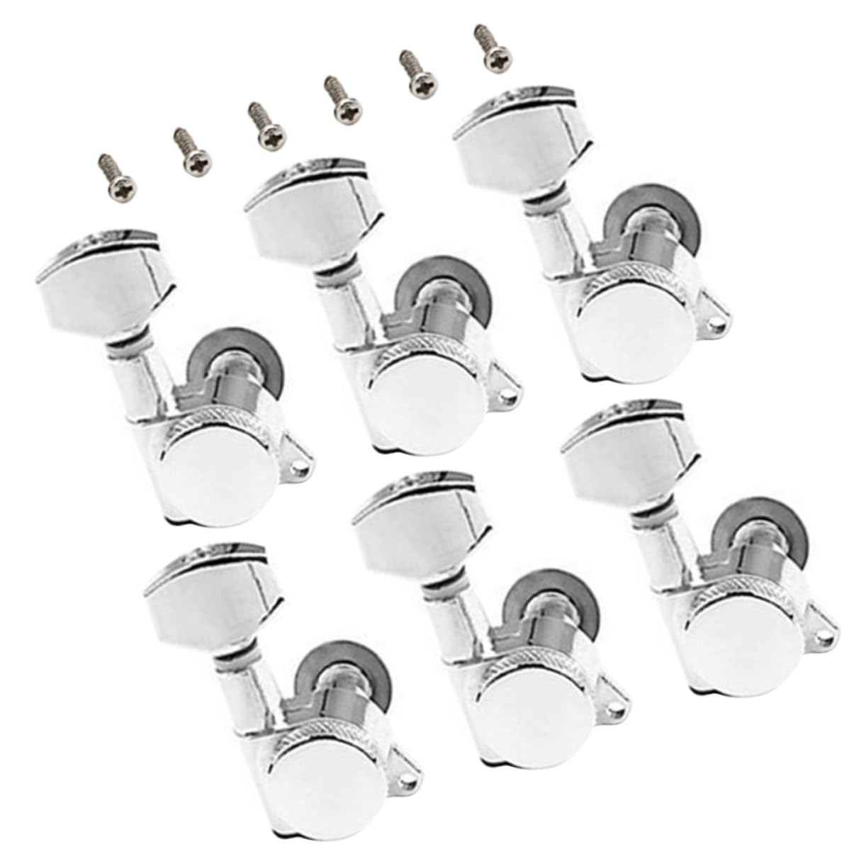 ERINGOGO 1Set Left Handed Guitar Tuning Pegs Sealed Machine Heads for Accurate Tuning Replacement for Guitar Enthusiasts Durable Easy to Maintain