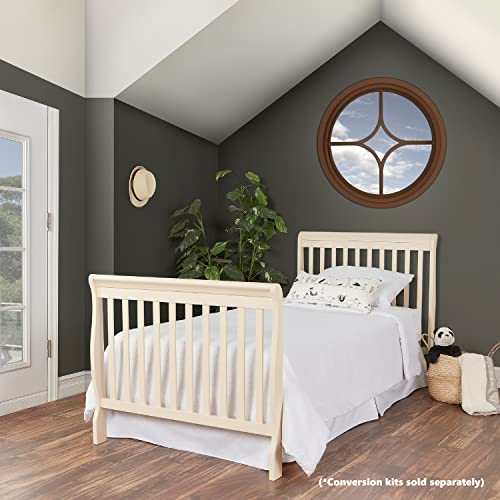 Dream On Me 628-FW Aden 4-In-1 Convertible Mini Crib In French White thumb #7